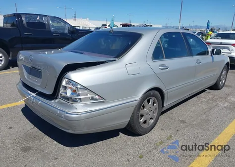 2001 Mercedes-Benz S 430 из США, поврежденный, VIN WDBNG70J31A160273